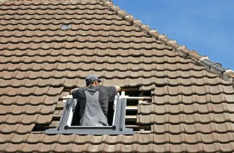 Pose de velux - Montéléger